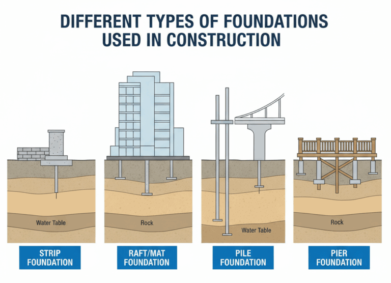 Native Engineering – Different Types of Foundations Used in Construction