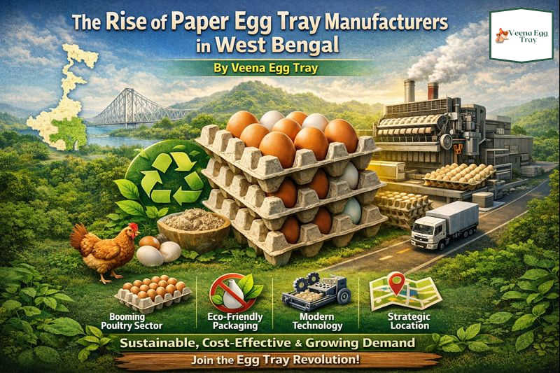 📈 The Rise of Paper Egg Tray Manufacturers in West Bengal By Veena Egg Tray In the evolving landscape of sustainable packaging, paper egg tray manufacturers in West Bengal are experiencing a significant surge in demand. With a growing poultry market, heightened environmental awareness, and policy shifts away from plastics, the region has become one of the most dynamic hubs for egg packaging solutions. As a trusted industry voice, Veena Egg Tray brings you the latest trends, insights, and opportunities shaping the future of egg tray manufacturers in West Bengal — and how your business can benefit from this accelerating market. 🌱 The Sustainability Wave Driving Demand The shift toward eco-friendly packaging isn’t just a trend — it’s a necessity. Consumers and regulators alike are prioritizing sustainable solutions that reduce waste and carbon footprints. Traditional foam and plastic egg carriers are being phased out in favor of biodegradable alternatives. This transition has put paper egg tray manufacturers in West Bengal squarely in the spotlight. Made from recycled paper pulp, these trays are: Biodegradable and compostable Lightweight yet sturdy Cost-effective for mass production Easy to customize for branding Retail chains, local poultry farms, and e-commerce platforms are increasingly preferring paper trays for egg packaging — not just for cost benefits but also for enhanced brand perception. 📊 Market Trends For Egg Tray Manufacturers in West Bengal 🐔 A Booming Poultry Sector West Bengal has one of the fastest-growing poultry markets in India. Whether it’s urban demand from Kolkata or rural consumption throughout districts, the requirement for safe and sturdy egg packaging has risen dramatically. This expansion is directly strengthening the position of egg tray manufacturers in West Bengal, who are now not only meeting local needs but also supplying to other eastern and northeastern states. 🛍️ Regulatory Push Toward Eco Packaging With plastic bans enforced in multiple districts across West Bengal, businesses are actively looking for viable packaging alternatives. Paper egg trays have emerged as a practical solution, aligning with both legal compliance and environmental goals. 🏭 Technology Adoption Modern manufacturing units are increasingly adopting automated pulp molding machines, which result in higher precision, improved durability, and faster production cycles — all essential to meet rising commercial demand. 🚚 Why West Bengal Is Ideal for Paper Egg Tray Manufacturing West Bengal offers strategic advantages that help paper egg tray manufacturers stay competitive: 📍 Central Location with Excellent Connectivity The state’s strong road and rail infrastructure allows manufacturers to distribute across India with greater efficiency and reduced logistics costs. ♻️ Access to Raw Materials Major urban centers generate significant amounts of waste paper and recycled material — the primary raw input for paper egg trays. This local availability helps control production costs and supply consistency. 👥 Large Domestic Market With a dense population and a vibrant poultry industry, West Bengal provides consistent demand for quality egg trays throughout the year. 💡 Spotlight on Egg Tray Manufacturers in West Bengal Leading the charge are manufacturers who combine quality, efficiency, and environmental stewardship. These manufacturers are focusing on: Custom tray sizes (6, 12, 18, 30 eggs) Brand printing & packaging solutions Bulk order fulfillment for distributors Competitive pricing with fast delivery As a result, manufacturers are not just suppliers — they’re strategic partners in the poultry supply chain. 📈 Competitive Advantages of Choosing Local Manufacturers For poultry farms, retailers, and wholesalers, partnering with egg tray manufacturers in West Bengal offers several benefits: ⚡ Faster Delivery & Better Service Local production means shorter lead times and better logistical support. 💰 Cost Savings Reduced transportation and bulk pricing benefit both small retailers and large distributors. 📦 Flexible Customization From tray dimensions to branded printing, customization helps brands stand out on the shelf. 📌 Challenges in the Industry Despite strong growth, manufacturers face a few challenges: 📉 Fluctuating Raw Material Costs The price of recycled paper can vary, affecting production budgets. Manufacturers are responding by building strong supplier networks and investing in paper recovery programs. 👨‍🔧 Need for Skilled Workforce As technology advances, there is a continuous need for skilled labor capable of operating modern pulp molding machinery. 🤝 Competition from Other States While West Bengal’s manufacturers are strong, entities in neighboring regions also vie for market share. Continuous innovation and focus on quality help local manufacturers maintain an edge. 🌍 Future Outlook: What’s Next? The future for paper egg tray manufacturers in West Bengal is promising and poised for expansion. 🛍️ Expansion to New Markets With improved logistics and branding, many manufacturers are now targeting markets in Bihar, Odisha, Assam, and beyond. 🧠 Innovation in Packaging Expect new developments such as: Enhanced shock-absorbent designs Customized branding for retail chains Lightweight trays for e-commerce shipping 🏅 Sustainability Certifications Manufacturers are increasingly pursuing quality and environmental certifications to boost credibility and open doors to exports. 🛒 How Businesses Can Leverage This Trend Here are practical steps for poultry business owners and distributors: Identify reliable suppliers among local egg tray manufacturers in West Bengal. Request samples to evaluate durability and compatibility. Negotiate bulk pricing for long-term supply contracts. Discuss custom branding to elevate your product visibility. Plan logistics to ensure timely deliveries during peak seasons. These key actions help strengthen your supply chain while reducing dependency on less sustainable packaging. 🎯 Final Thoughts from Veena Egg Tray The rise of paper egg tray manufacturers in West Bengal reflects a broader transformation in India’s packaging landscape — one that values sustainability, efficiency, and innovation. For brands, investors, and supply partners, this is more than a trend — it’s a long-term market shift that offers real business value. At Veena Egg Tray, we’re committed to providing quality packaging solutions that not only protect your products but also protect the planet. Whether you’re a poultry farm, retailer, or distribution partner, there’s never been a better time to embrace eco-friendly egg packaging. Let’s grow together — one sustainable tray at a time.